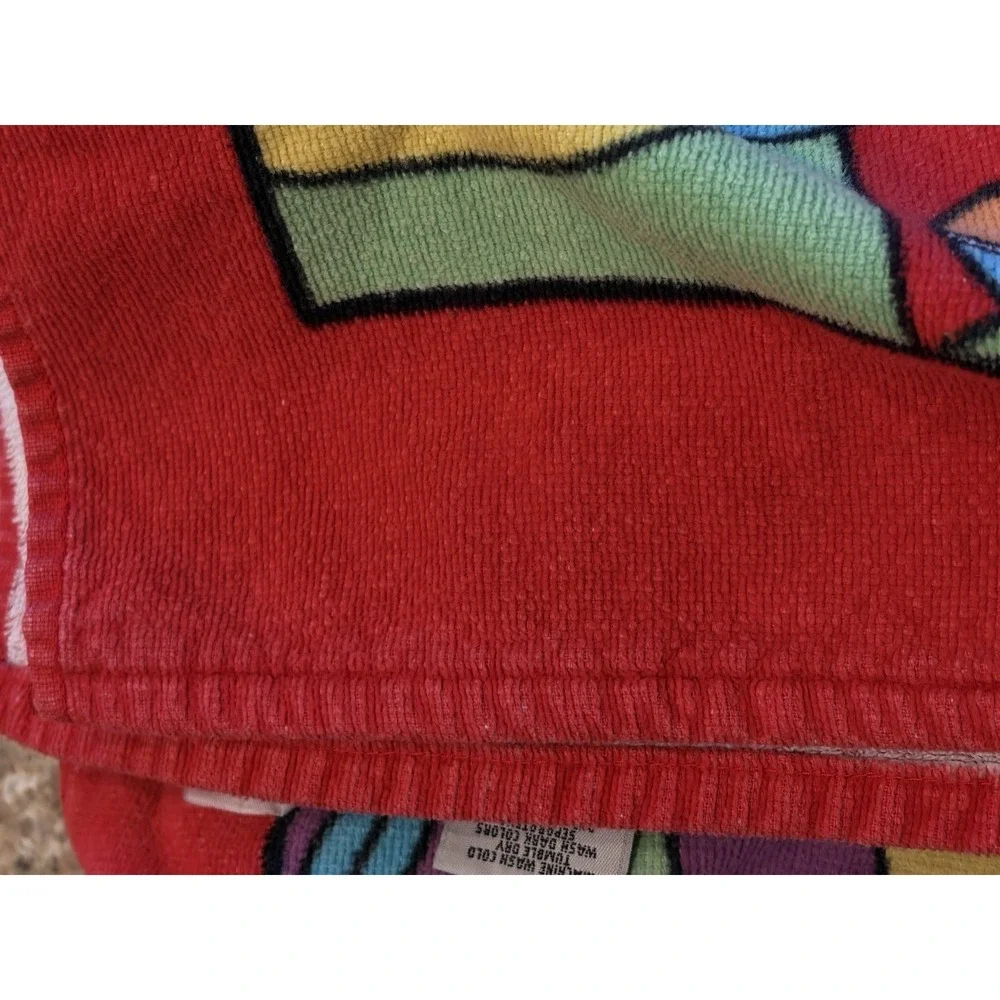 Hilasal‎ El Salvador Beach Towel Bright Colors Cotton Folk Art Culture